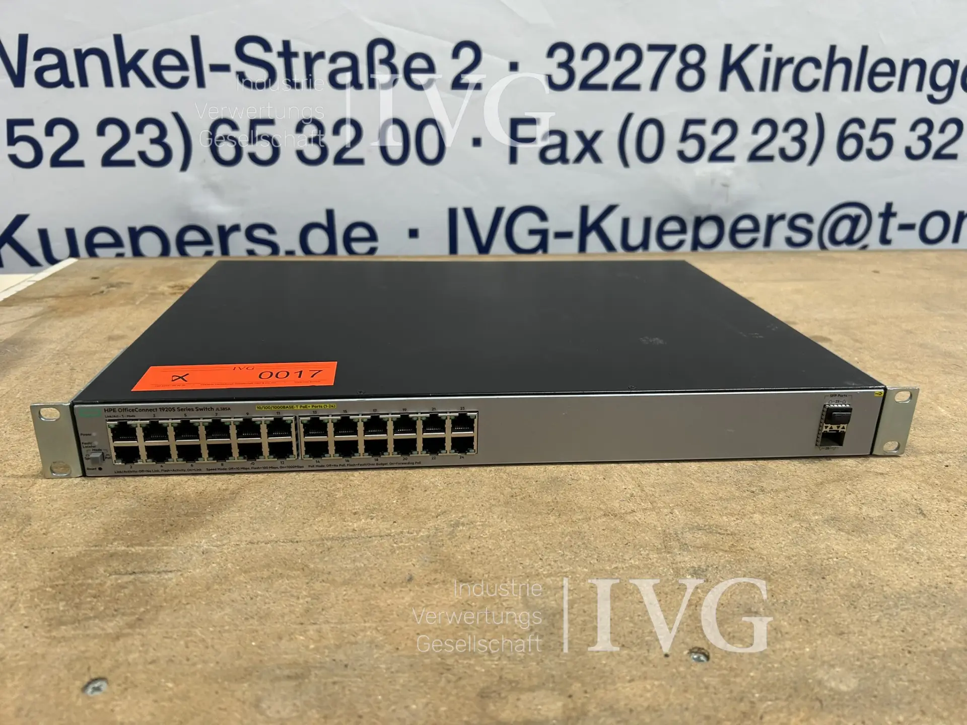 Switch HEWLETT PACKARD JL385A